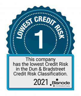 Bisnode Lowest Credit Risk logo